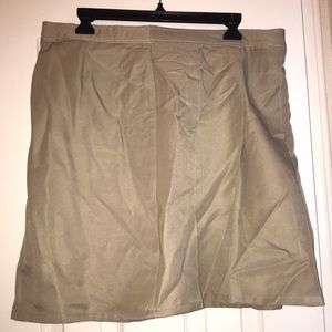 Girls Khaki Skorts